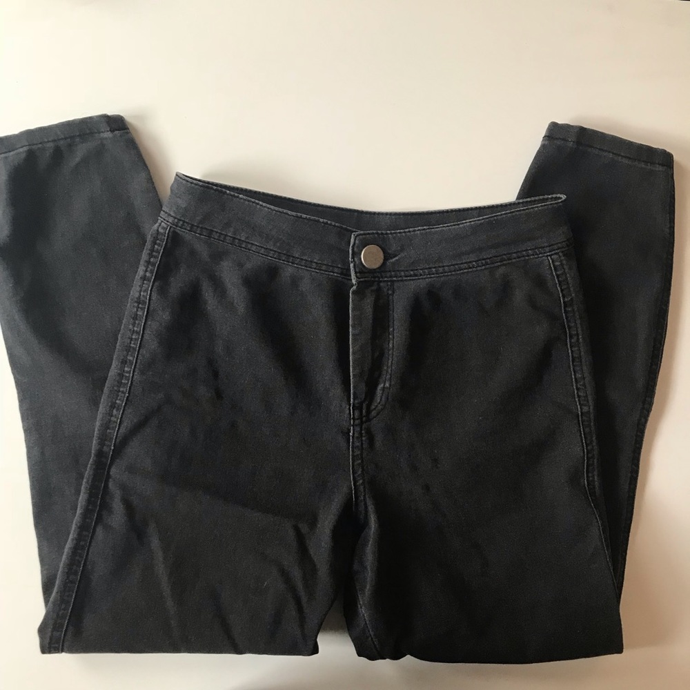 ASOS Petite Rivington Jeggings in Washed Black W26